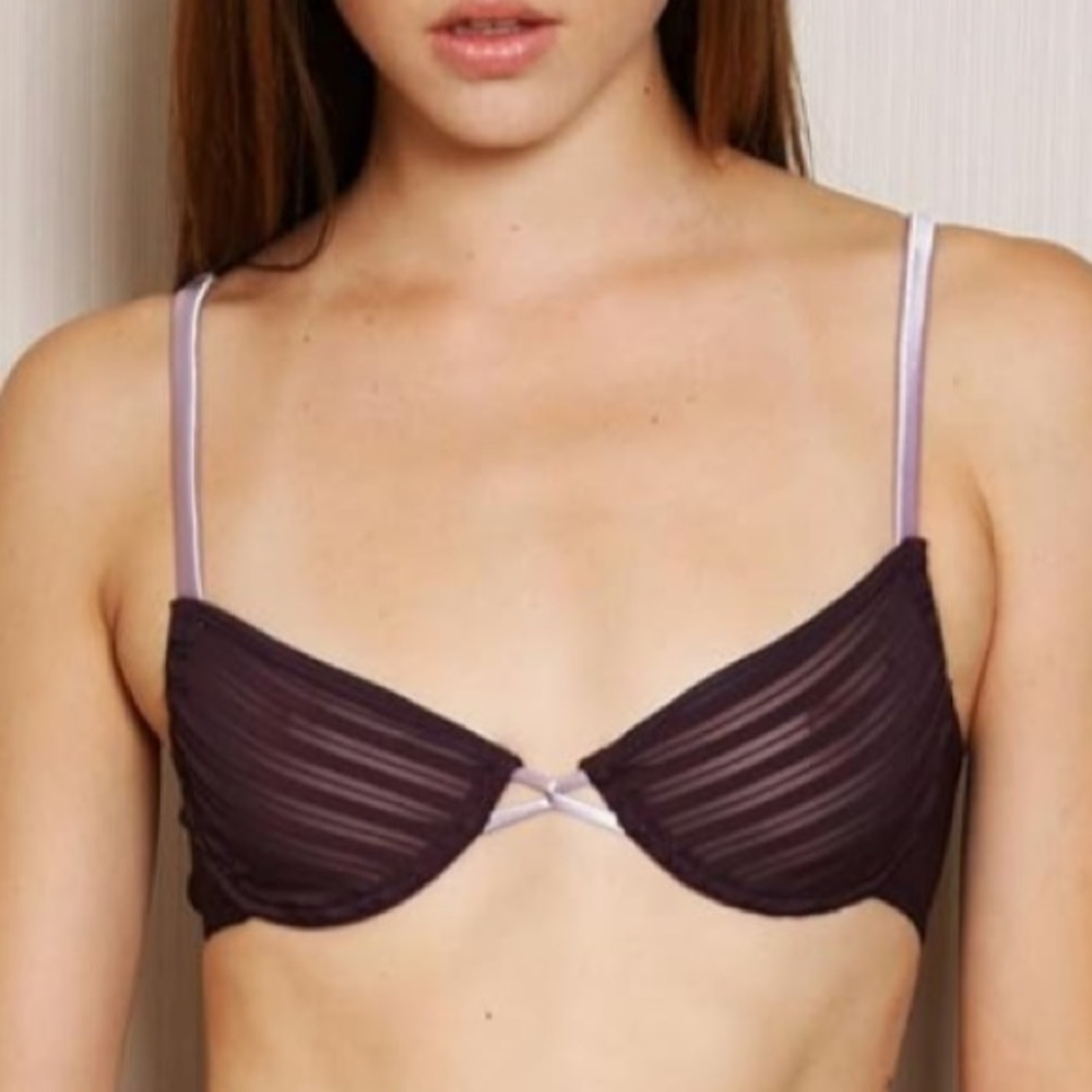 Lulalu Bra 34AA Marlyta Sheer Cup Bra